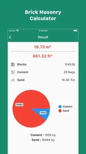 Brick Masonry Calculator screenshot 1