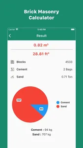 Brick Masonry Calculator screenshot 3