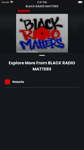 BLACK RADIO MATTERS screenshot 2