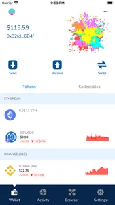 SPYN Wallet screenshot 1