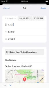 FuelCal screenshot 2