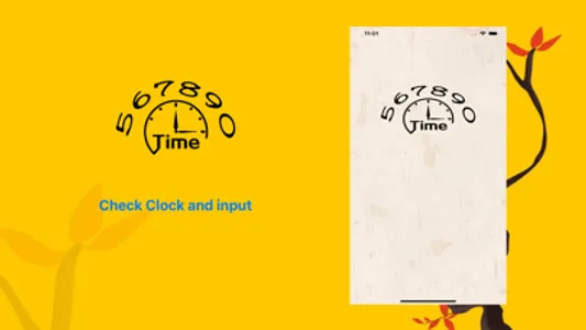 check clock and input screenshot 0