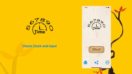 check clock and input screenshot 1