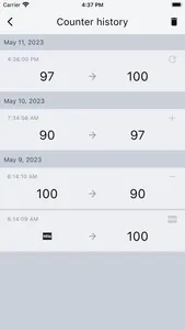 Counter: History & Widgets screenshot 3