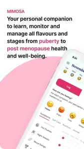 MIMOSA - Menopause Health screenshot 2