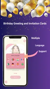 Birthday Cake Photo Card Maker screenshot 2