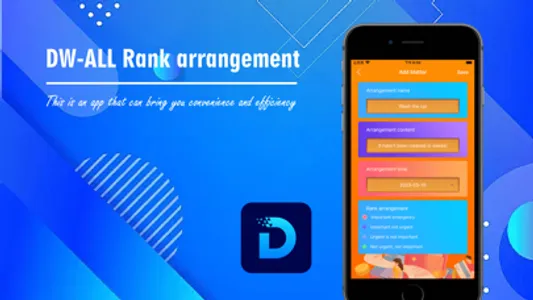 DW-ALL Rank arrangement screenshot 1