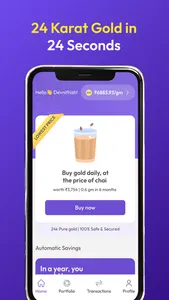 Aura - India's Gold Saving App screenshot 1