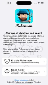 Fisherman SMS Filtering screenshot 0