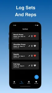 SetStat - Workout Log screenshot 2