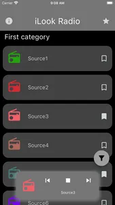 iLook Radio for M3U playlists screenshot 2