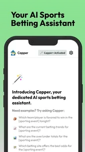 Capper - AI Sports Assistant screenshot 0