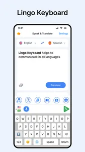Lingo Keyboard Speak Translate screenshot 0