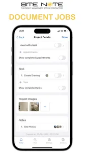 SiteNote - Document Projects screenshot 2
