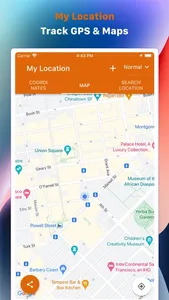 My Location - Track GPS & Maps screenshot 1