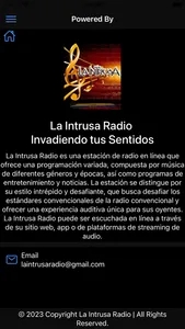 La Intrusa Radio screenshot 2