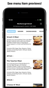 4 Friends Burger App screenshot 1