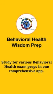 Behavioral Health Wisdom Prep screenshot 0