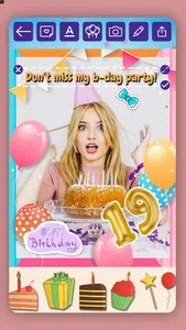 Happy Birthday Photo & Card screenshot 4