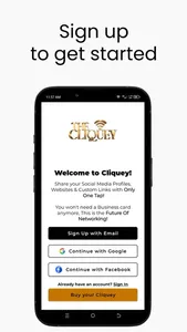 Cliquey: Digital Business Card screenshot 0