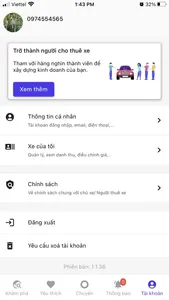 VIVUCAR - Ứng dụng thuê xe ôtô screenshot 3