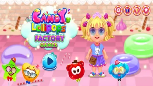 Candy Lollipops Factory Games screenshot 4