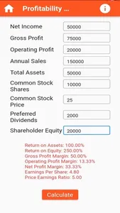 Business Financial Calculators screenshot 2