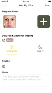 MySkin Data screenshot 2