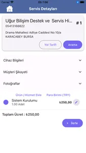 Negrum Servis Yönetimi screenshot 3