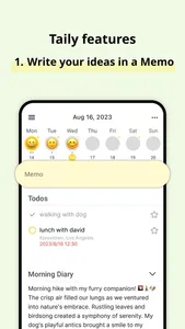 DetailDaily: Memo+ToDo+Journal screenshot 1