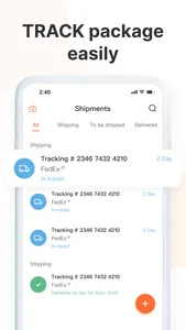 Package Delivery Tracker App screenshot 0