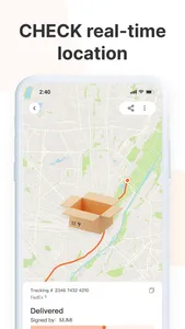 Package Delivery Tracker App screenshot 1