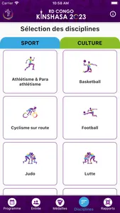 Jeux Francophonie screenshot 2