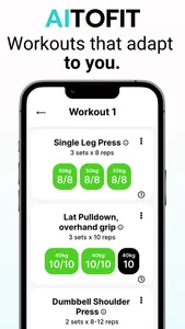 AITOFIT - Gym Workout Coach screenshot 0