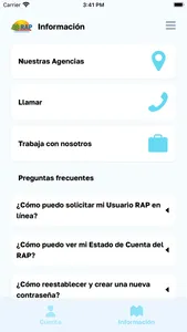 RAP App screenshot 2