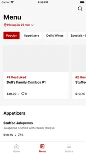 Dell's Pizza & Wings Express screenshot 1