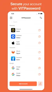 VITPassword - Password Manager screenshot 0