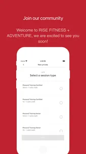 Rise Fitness + Adventure screenshot 2