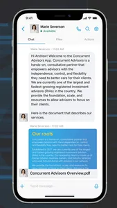 Concurrent Advisors Portal screenshot 2
