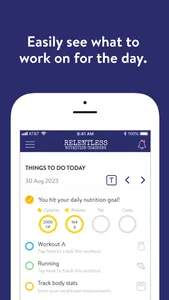 Relentless Nutrition Coaching screenshot 1