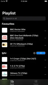 playr - iptv player screenshot 0