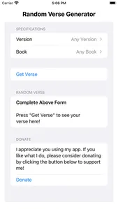 Bible Randomizer screenshot 2