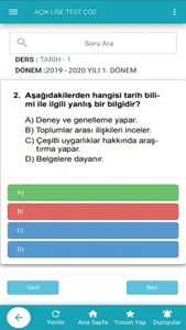 Acik Lise Test Coz screenshot 6