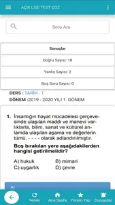 Acik Lise Test Coz screenshot 7