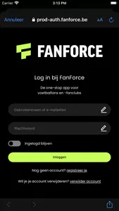 FanForce App screenshot 1