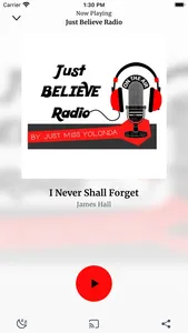 Just Believe Radio screenshot 1