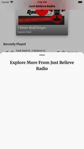 Just Believe Radio screenshot 2