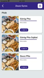 Zeusz Gyros Bar screenshot 1