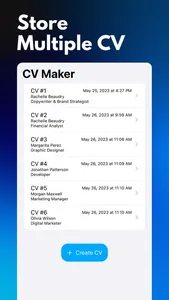 CV Maker: Resume Builder+ screenshot 3