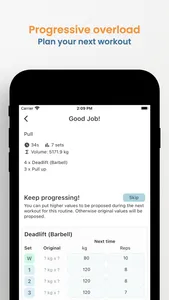 Strive Workout Log Gym Tracker screenshot 3